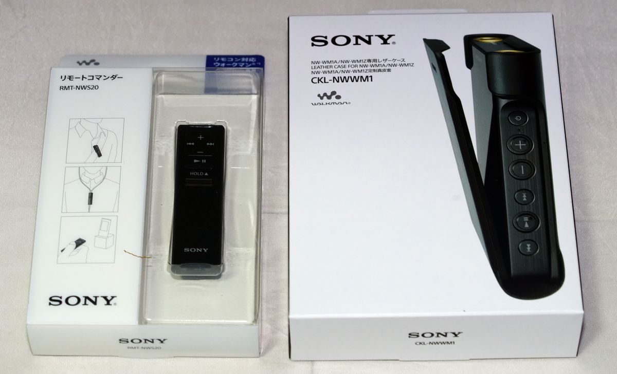 Sony wm1a 美品 レザーケース二種つき。